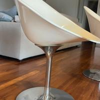 Sedia girevole Eros Philippe Stark per Kartell