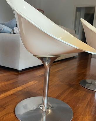Sedia girevole Eros Philippe Stark per Kartell
