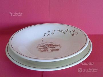 Coppia di piatti Mulino Bianco anno 1980