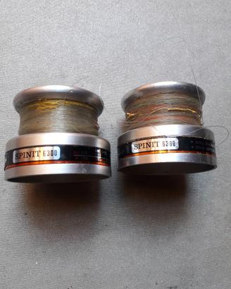 SET 2 BOBINE SPINIT 6300 PER MULINELLO DA PESCA