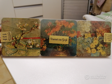 Set 6 sottobicchieri in sughero Creation d'Art