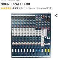 Mixer Soundcraft efx8 