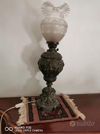 coppia lampade ad olio inizi '900