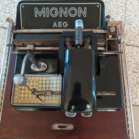 Macchina per scrivere Mignon modello 3