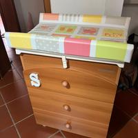 Fasciatoio foppapedretti + lettino + alzasedia