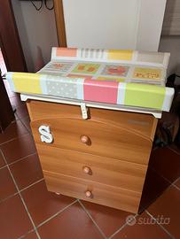 Fasciatoio foppapedretti + lettino + alzasedia