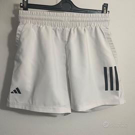 pantaloncini adidas bianchi bambino 11-12 anni