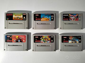 Lotto SNES - Parodius, Battletoads, Super Mario