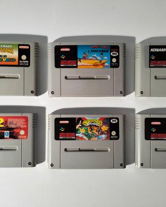 Lotto SNES - Parodius, Battletoads, Super Mario