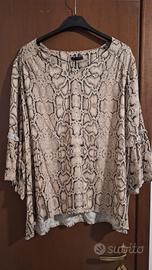 Tunica pitonata brillante Fiorella Rubino nuova