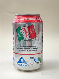 COCA-COLA ITALIA LATTINA CAN COLOSSEO VINTAGE 2000