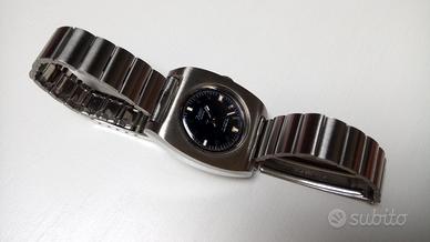 Orologio Zedon Geneve All Steel vintage nuovo NOS