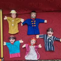 Lotto Burattini Marionette Vintage Anni 70 e 80 Ha