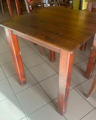Tavoli legno 60x60