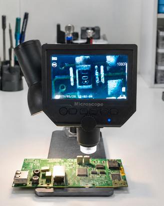 Microscopio g600 per riparazioni smd usb