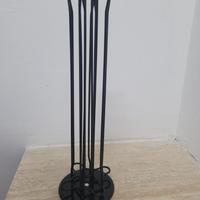 Porta Cialde Caffè Verticale in Metallo Nero