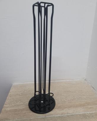 Porta Cialde Caffè Verticale in Metallo Nero