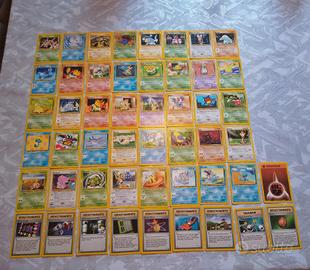 Lotto carte pokemon vintage neo genesis 