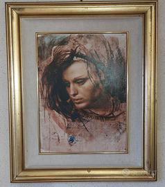 Quadro Eva madre, Pietro Annigoni con certificato