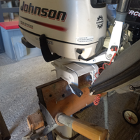 Motor JOHNSON 4 HP 4 tempi lungo