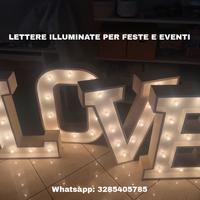 Lettere luminose