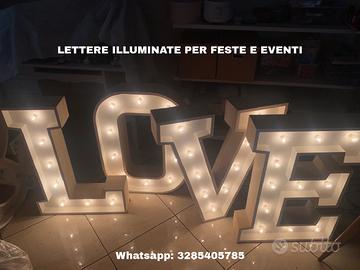 Lettere luminose