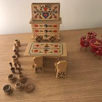 Lotto miniature cucina casa bambola