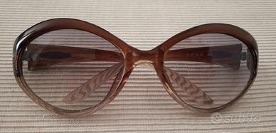 Occhiali da sole Roma vintage marrone beige sfumat