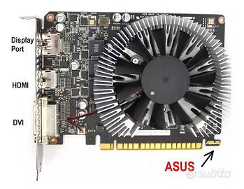 Scheda video Asus Geforce GTX 1050 2Gb