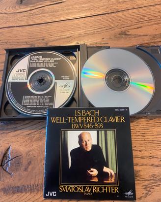 Raro SVIATOSLAV RICHTER BACH (4 cd)JVC- VDC-5001/4
