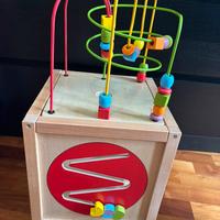 Cubo Montessori multiattività legno per bambini