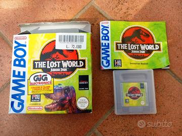 The Lost World – Jurassic Park cassettina Game Boy