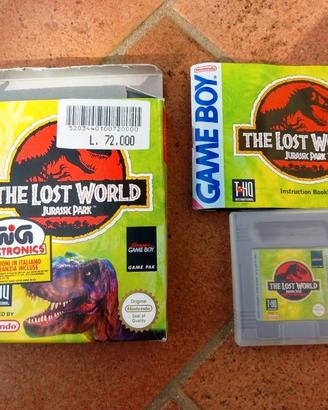 The Lost World – Jurassic Park cassettina Game Boy