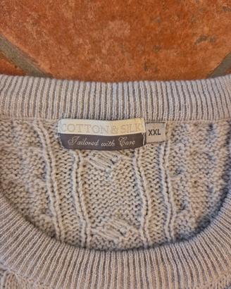 Maglione uomo beige