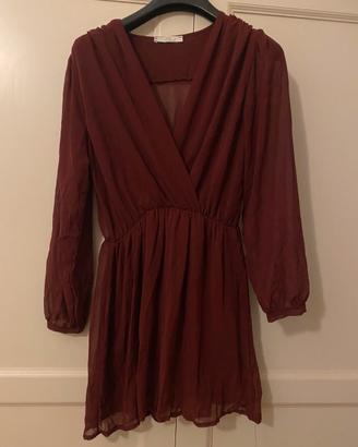 Vestito bordeaux