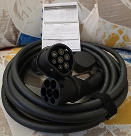 Cavo Volex 22kW Trifase Tipo 2 per Auto Elettriche