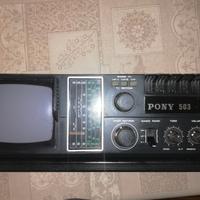 Radio,tv,mangiacassette  Marca PONY 503