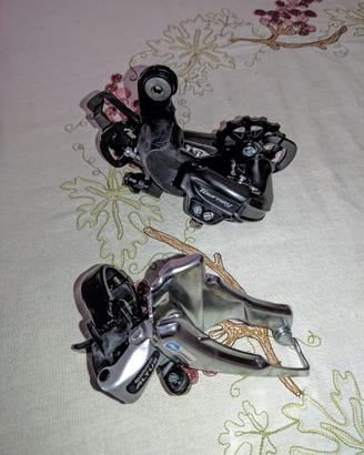 Coppia Deragliatore Anteriore e Posteriore Shimano