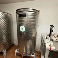 Contenitore Cisterna Inox per Olio e Vino 400 lt