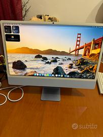 Apple iMac 24” Blu M4 10-core GPU 10-core 24 GB