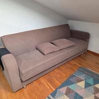 Divano letto 1 piazza e mezza con contenitore 