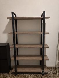 libreria/scaffale a 5 ripiani