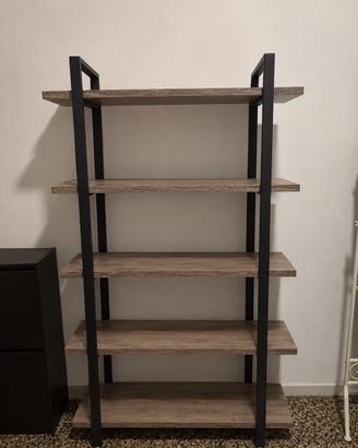 libreria/scaffale a 5 ripiani