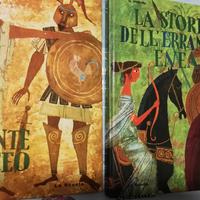 2 libri illustrati mitologia/epica Enea/Odisseo
