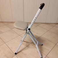 sedia da stiro con altezza regolabile 
