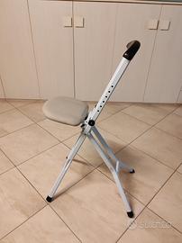 sedia da stiro con altezza regolabile 