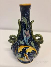 Minghetti Vaso Ceramica Policroma