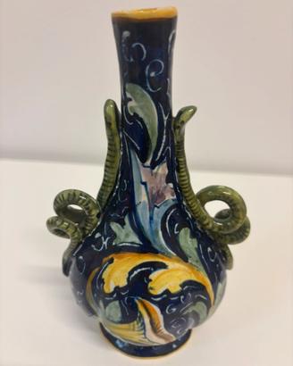 Minghetti Vaso Ceramica Policroma
