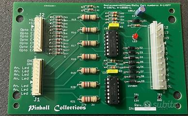 Scheda 7 opto A-14977 A-15576 A-15595