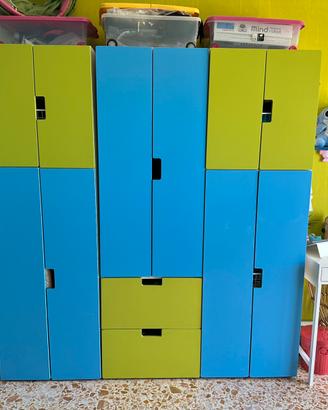 Armadio modulare cameretta Ikea Stuva Grundlig